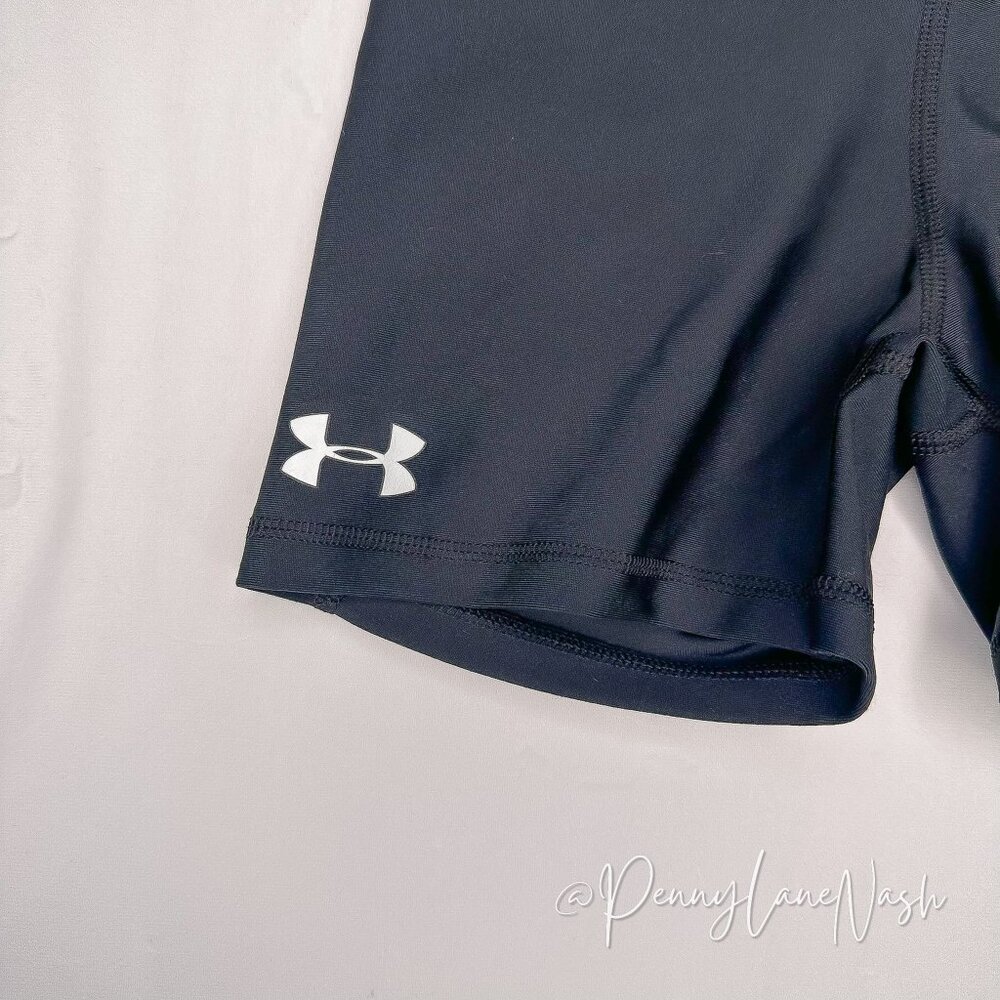 Under Armour Women's HeatGear Compression Shorts -Small Black - Picture 3 of 7